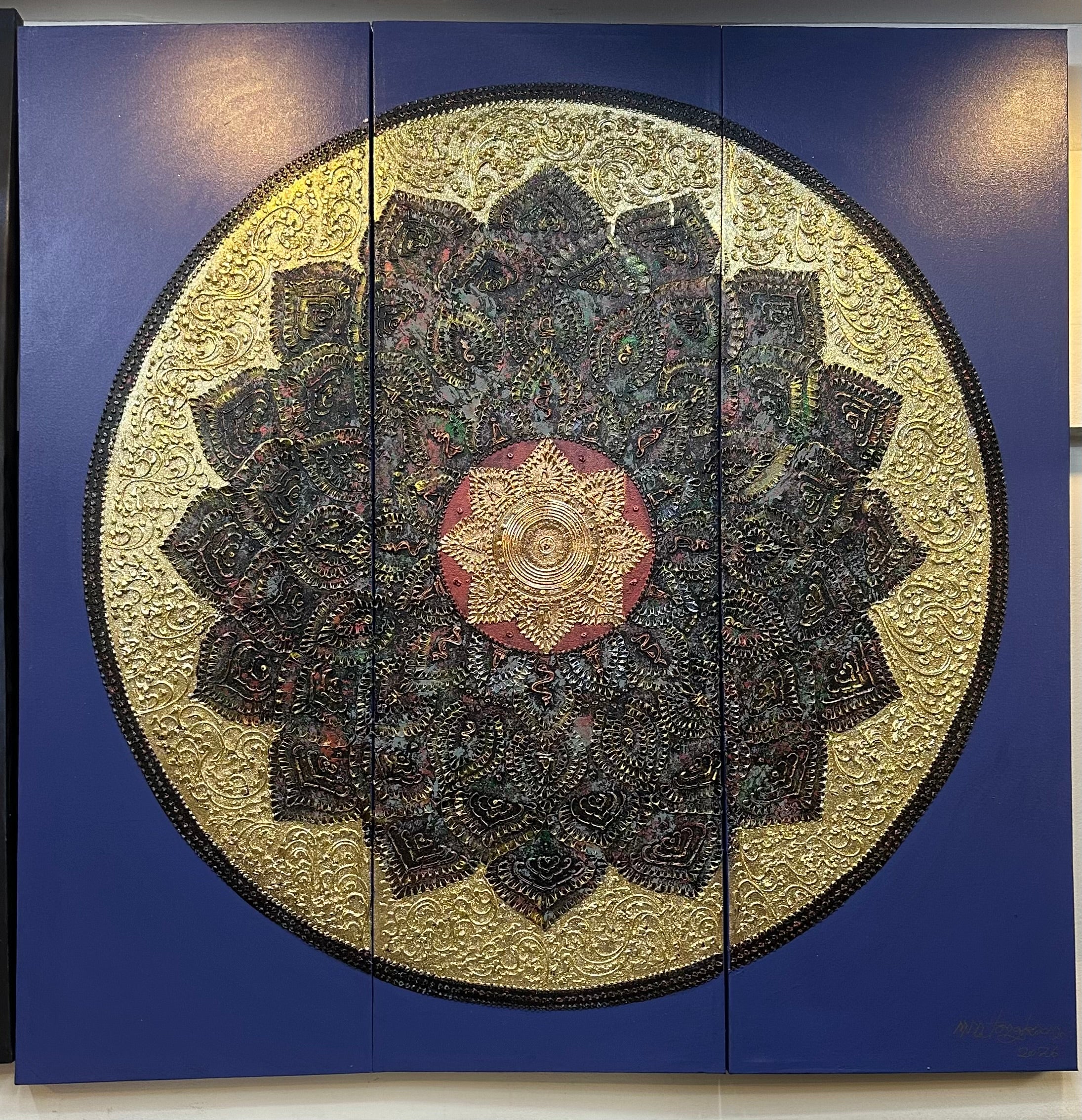 Gold painting 001